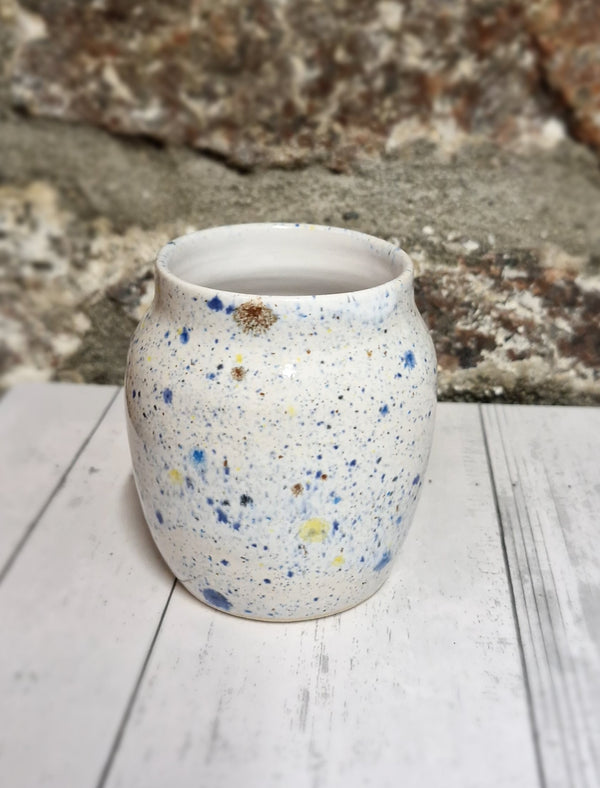 Handmade Bud vase - Speckled