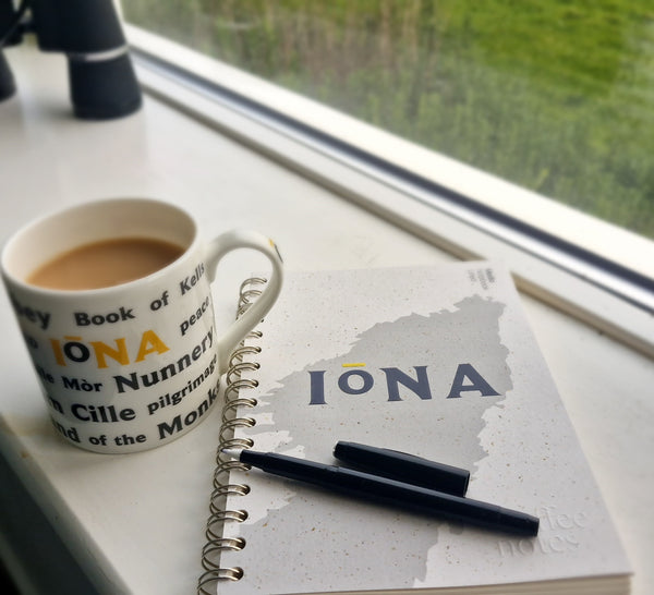 Iona Coffee Cup  A5 Notebook