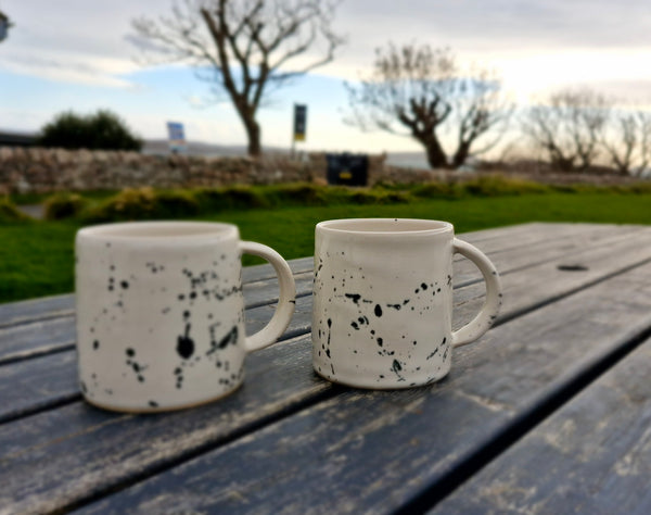 Handmade Straight Stoneware Mug