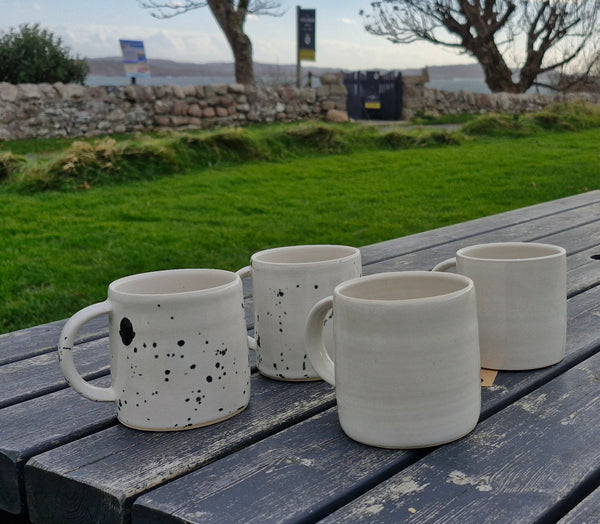 Handmade Straight Stoneware Mug