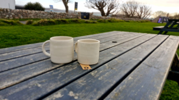 Handmade Straight Stoneware Mug