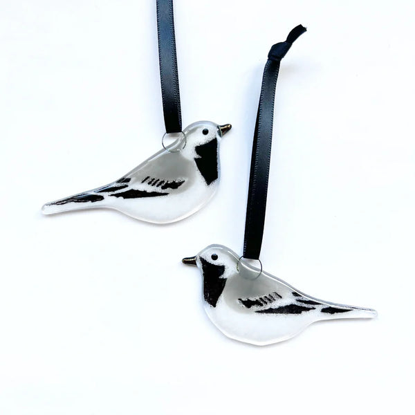 Fused Glass Hanging Birds