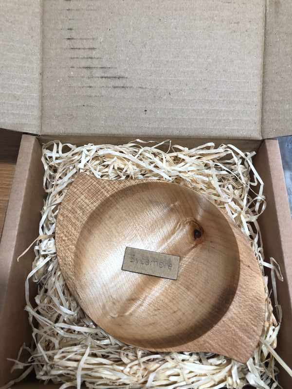 Hand crafted Scottish wood quaich