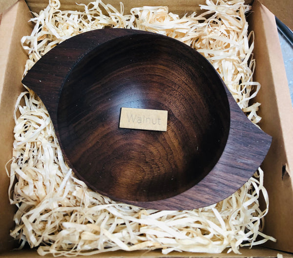 Hand crafted Scottish wood quaich