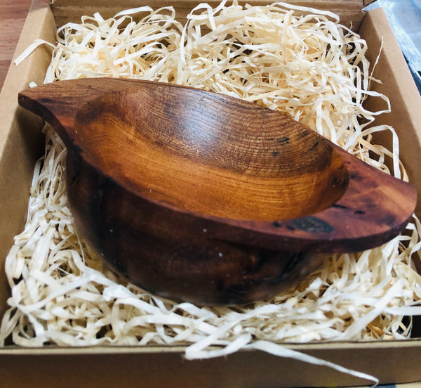 Hand crafted Scottish wood quaich