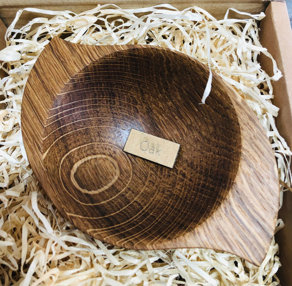 Hand crafted Scottish wood quaich