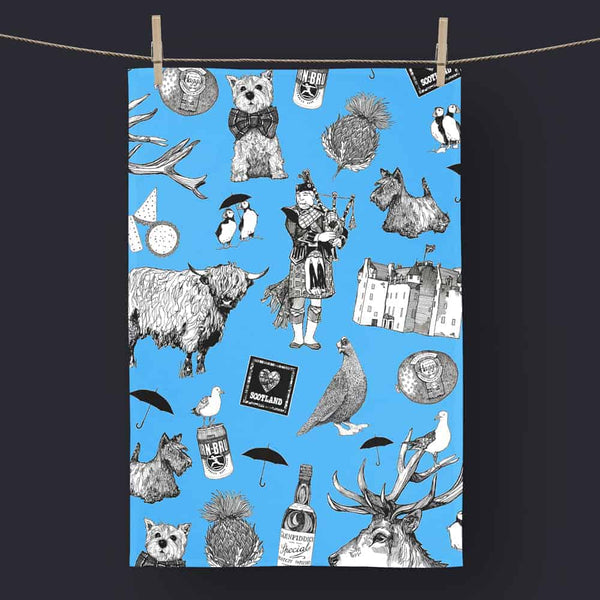 Tea Towel - Scottish Images
