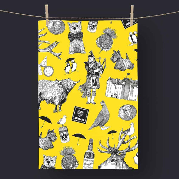 Tea Towel - Scottish Images