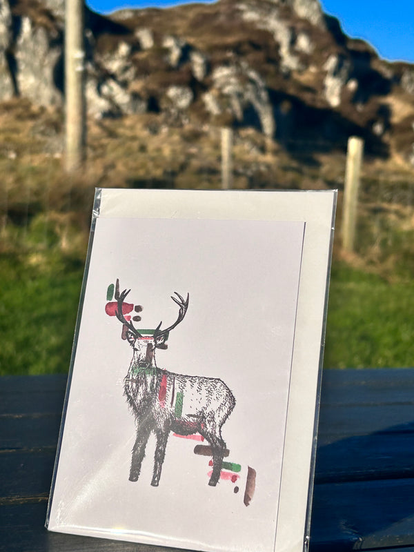 Stag Greetings card (SL)