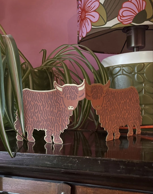 Screen print fold - out card