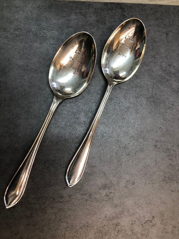 Iona of my heart, Iona of my love Serving spoons pair