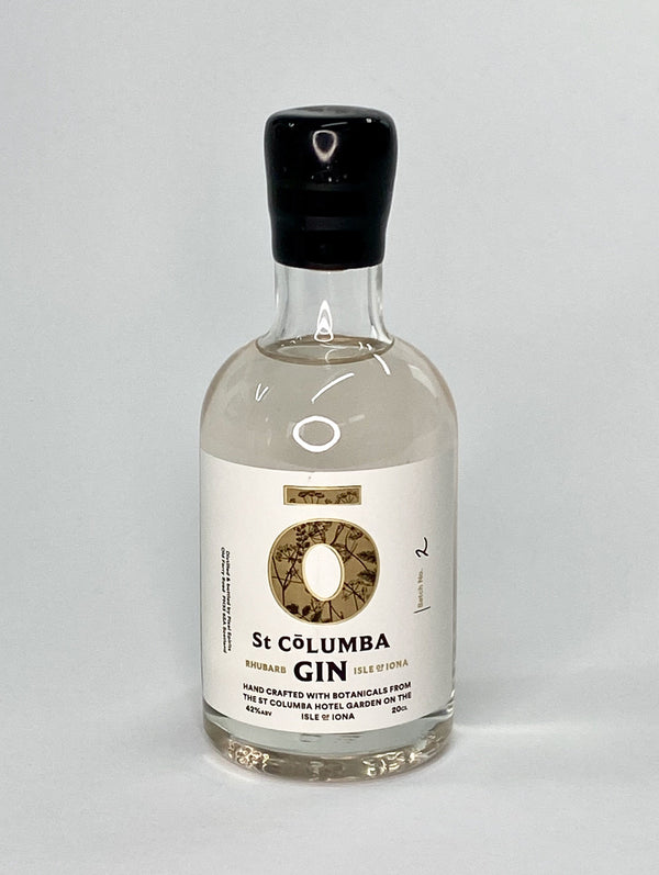 St Columba Iona Rhubarb Scottish Gin 20cl bottle