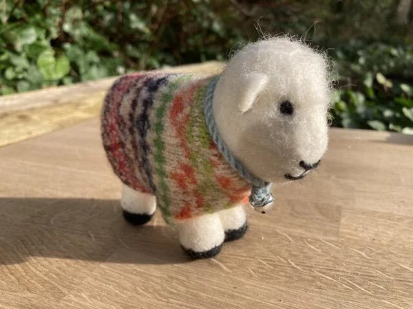 Felted Sheep with jacket