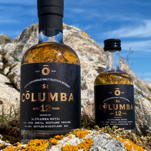St Columba Iona single malt Scotch whisky 20cl and 5cl bottles