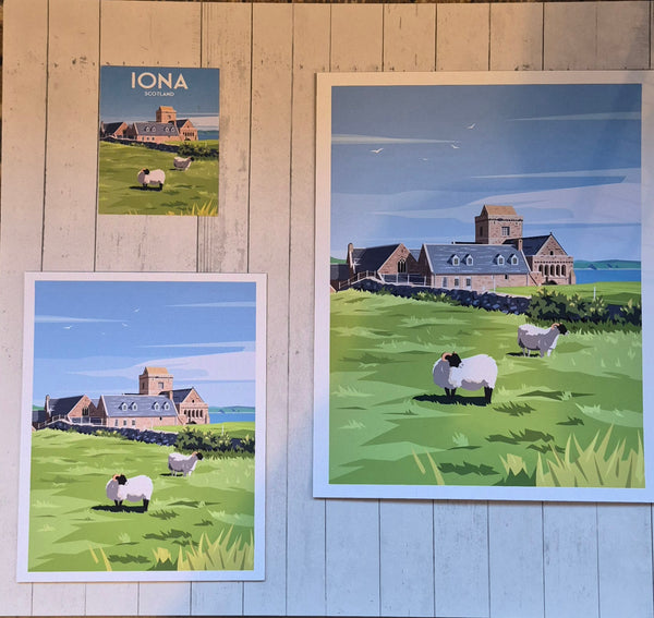 A3 Print Iona Abbey