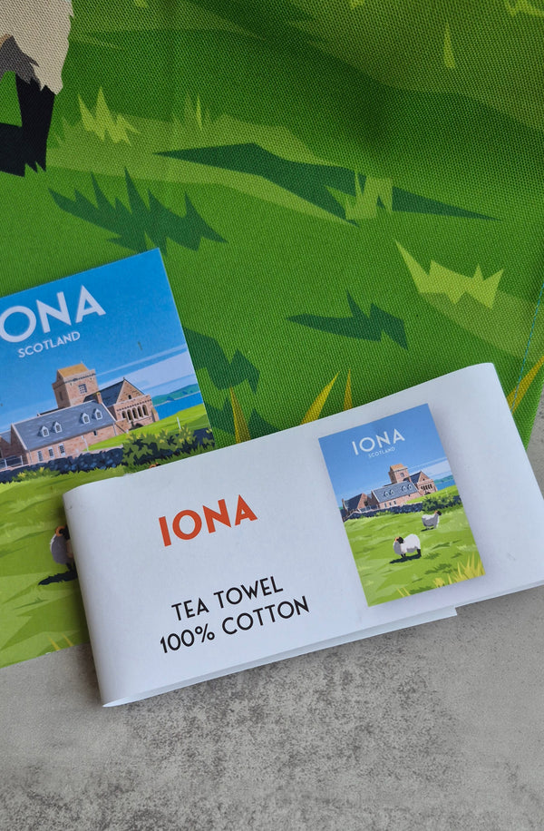 Iona Abbey Tea Towel