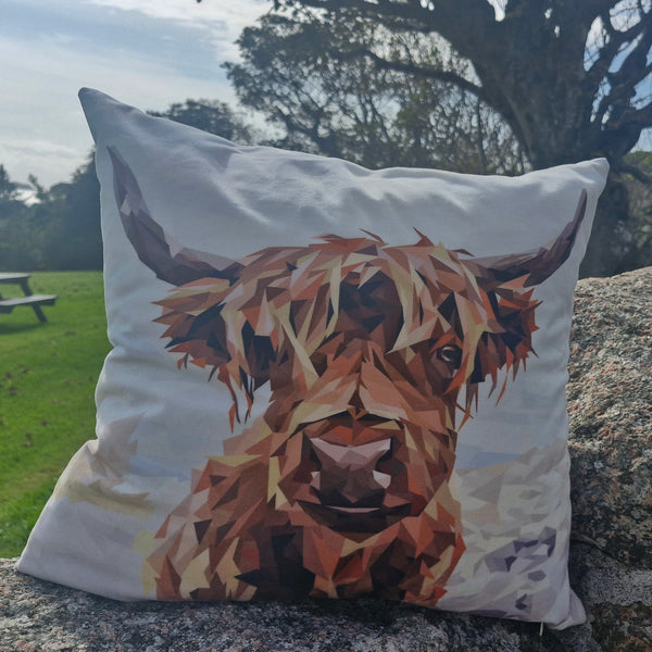 Scottish Animal Velvet Cushions 45cm