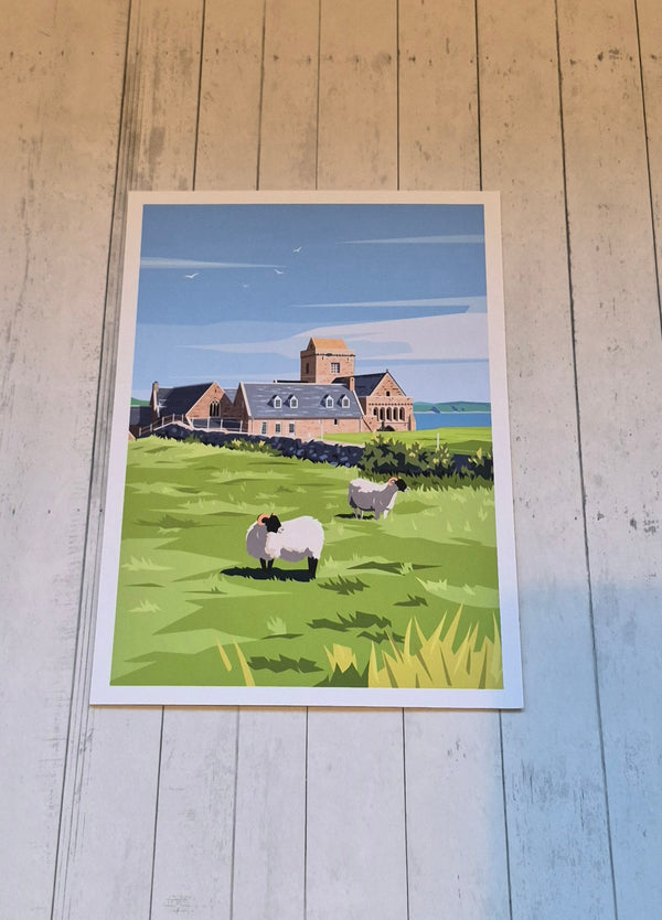 A3 Print Iona Abbey