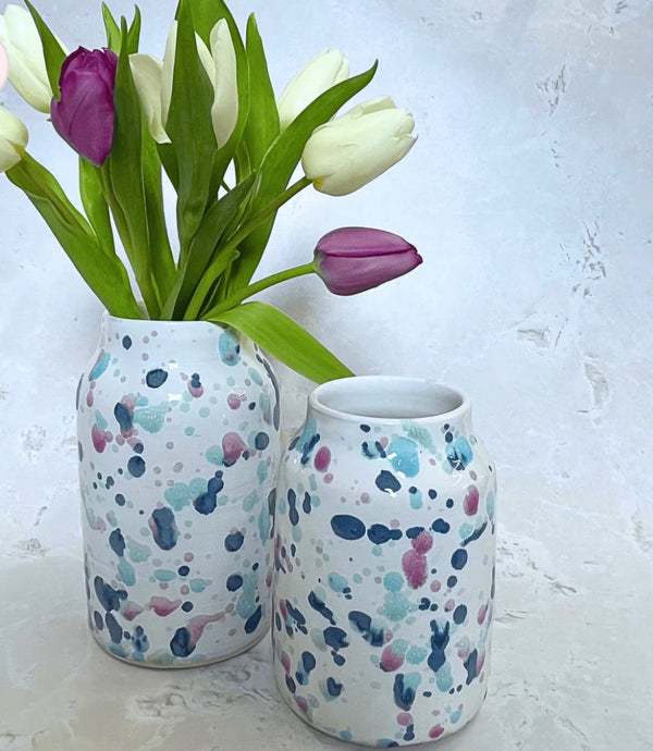 Handmade Ceramic Vases - Sweet pea Design