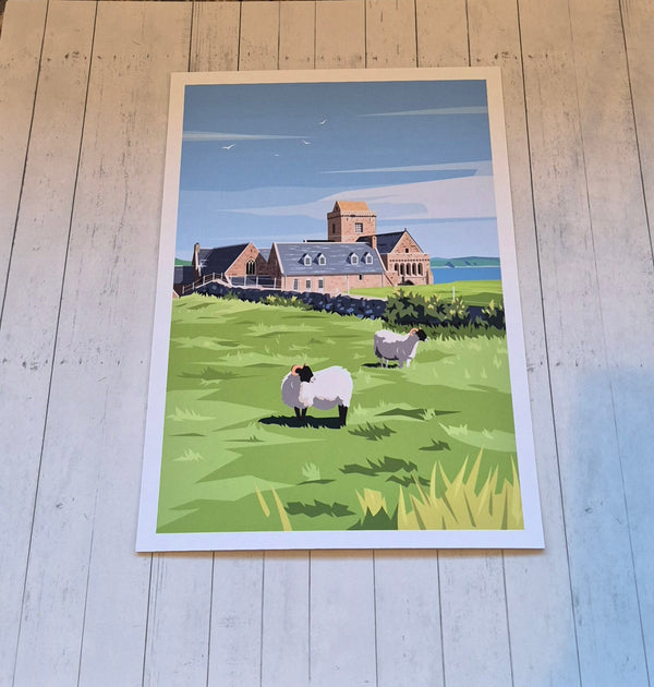 A3 Print Iona Abbey