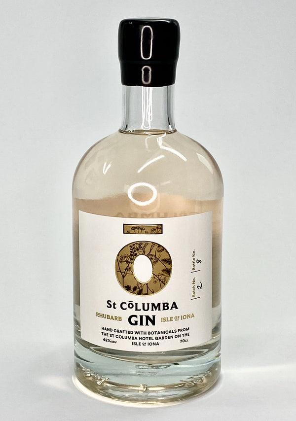 St Columba Iona Rhubarb Scottish gin 70cl bottle