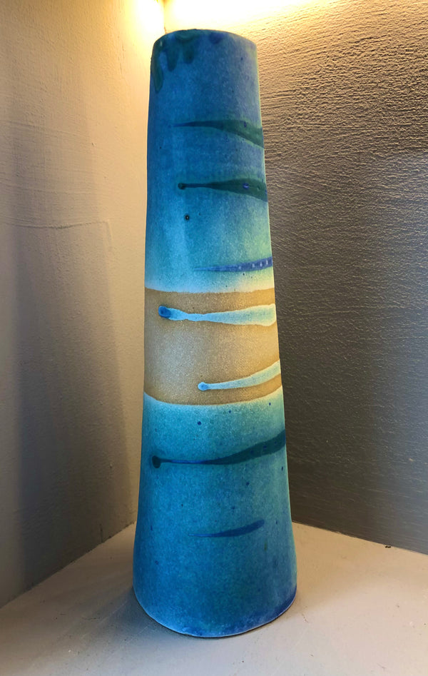 Stoneware vase- Seascape