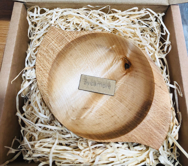 Hand crafted Scottish wood quaich