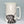 White bone china 1 pint jug with stylised highland cow image